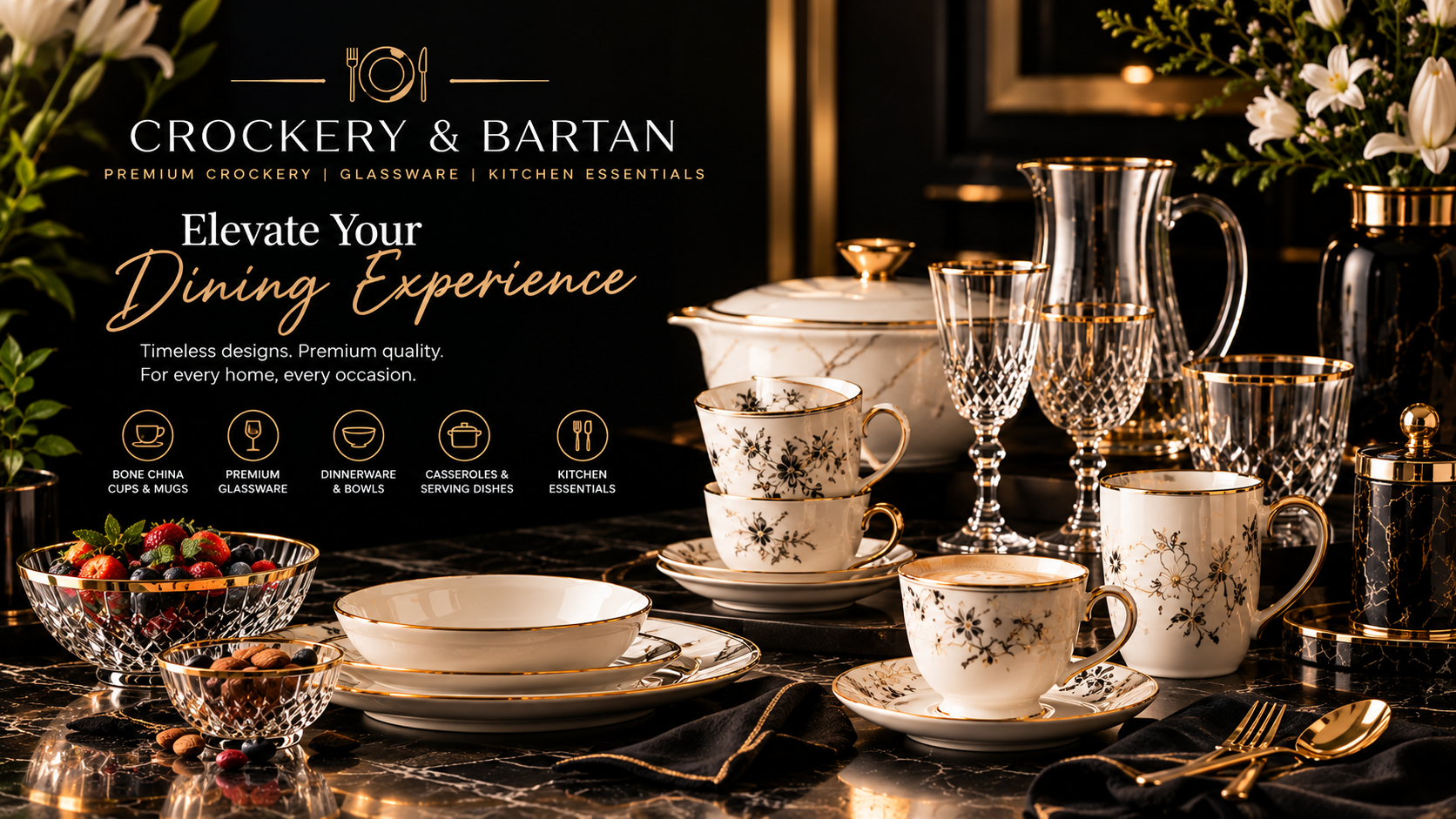 Crockery & Bartan