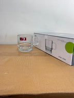 Deli Glassware 6 Pcs Glass Cups with Wide Handle – 275ml