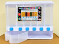 6 Partition Food Storage Dispenser – Multipurpose Grain Container