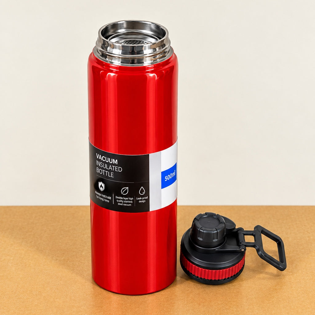 1000ml Stainless Steel Sports Bottle – Hot & Cold | Gym & Sports