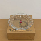 Deli Glassware 6 Pcs Thumb Design Deep Glass Plate Set – 7.5 Inch & 9 Inch
