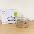 Green Apple Deli Glassware Casserole with Glass Lid