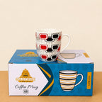 Gold Crust Ceramic 200ml Bone China Tea Cups