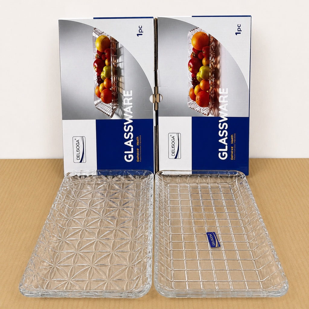 Delisoga Glassware 1 Pc Glass Fruit Dish – Multipurpose