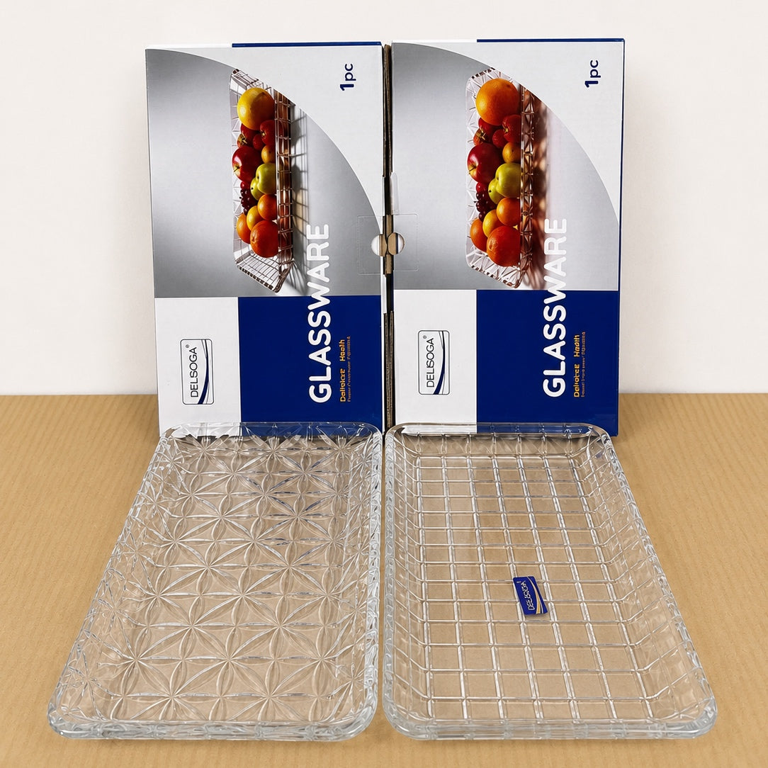 Delisoga Glassware 1 Pc Glass Fruit Dish – Multipurpose