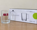 Deli Glassware 6 Pcs White Tea Cup Set – 210ml | Wide Handle