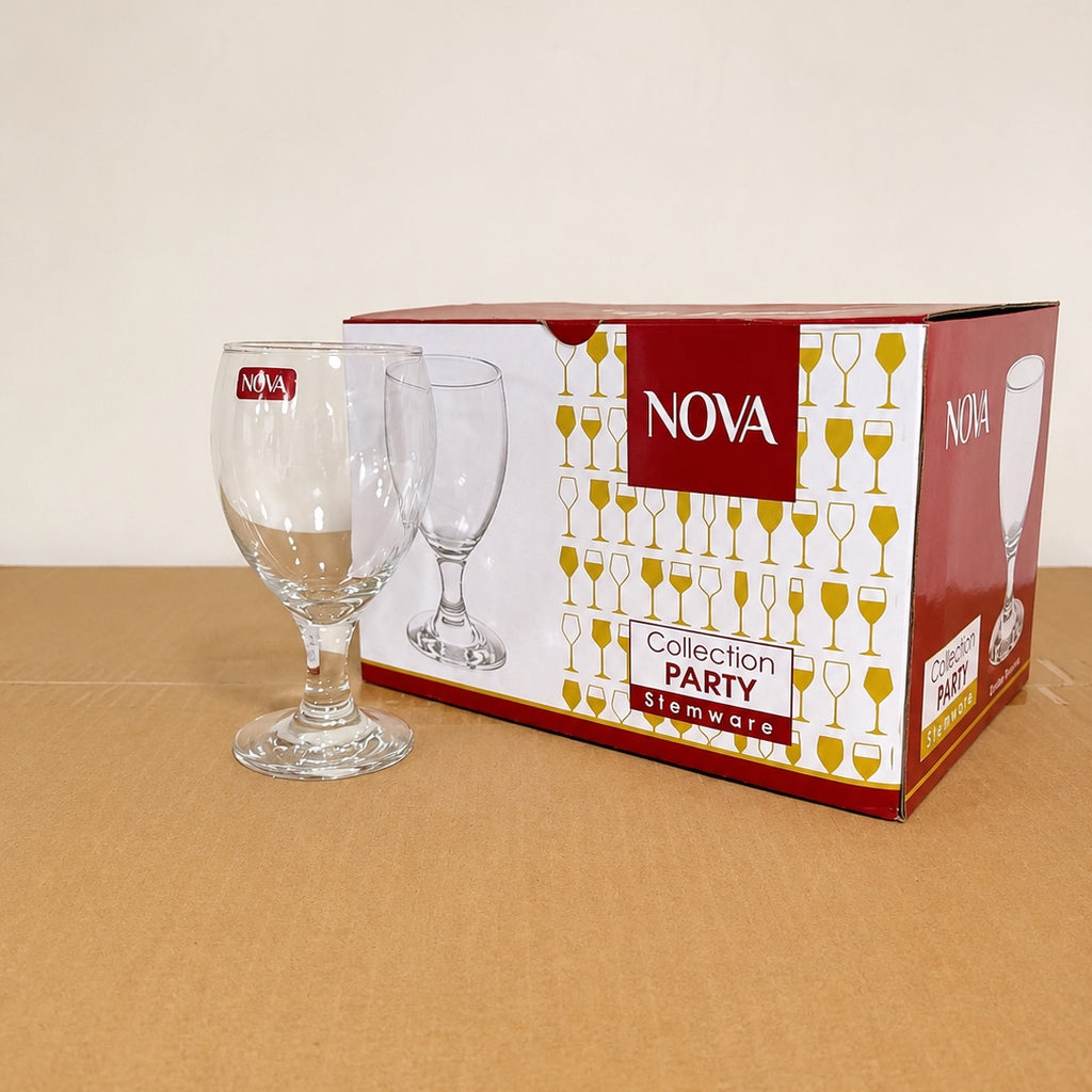Nova Party Wine Glass Set – 6 Pcs 330ml