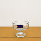 Delisoga Glassware 6 Pcs Plain Glass Ice Cream Cup Set