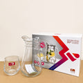 Deli Glassware 7 Pcs Glass Water Set – 1.3L Jug & 6 Glasses 370ml