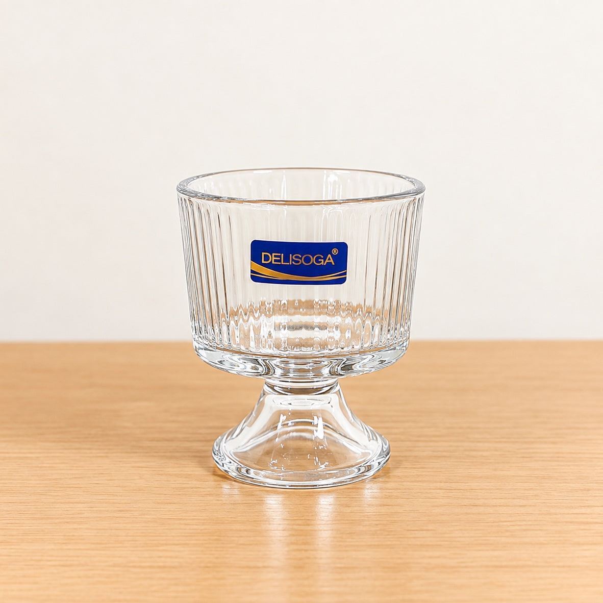 Deli Glassware 6 Pcs Large Ice Cream Cup Set – 302ml