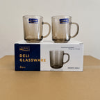 Delisoga Glassware 6 Pcs Plain Glass Tea Cup Set