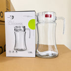 Plain Glass Water Jug with Crystal Plastic Lid – Approx. 1.5L