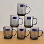 Delisoga Glassware 6 Pcs Plain Glass Tea Cup Set