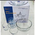 Delisoga Glassware 32 Pcs Breakfast (Nashta) Set