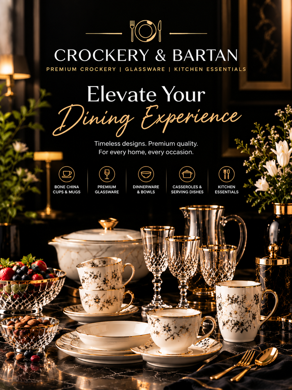 Crockery & Bartan