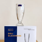 Delisoga Glassware 6 Pcs Long Shake Glass Set – 340ml Fancy Design