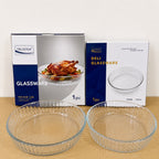 Deli Glassware Round Glass Dish Bowl
