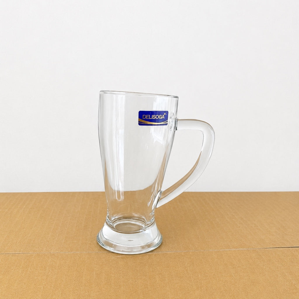 Deli Glassware 6 Pcs Long Glass Juice Mug Set – 430ml