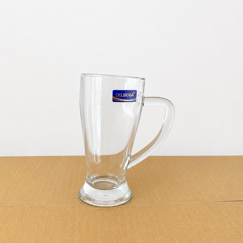 Deli Glassware 6 Pcs Long Glass Juice Mug Set – 430ml