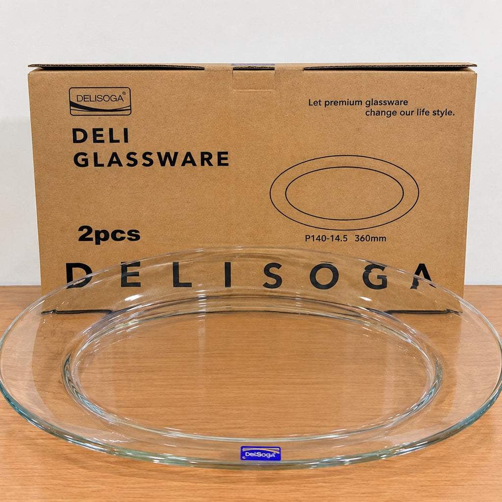 Delisoga 2 Pcs Oval Rice Serving Dish Set – 14 Inches