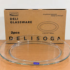 Delisoga 2 Pcs Oval Rice Serving Dish Set – 14 Inches