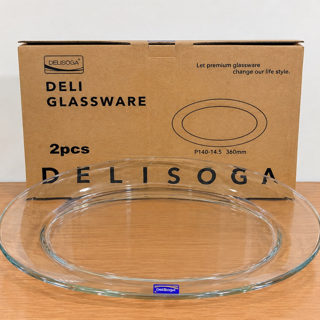 Delisoga 2 Pcs Oval Rice Serving Dish Set – 14 Inches
