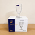 Deli Glassware 6 Pcs Medium Wine Glass Set – 340ml | 3 Textured Designs