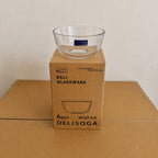 Delisoga Glassware 4 Sizes Glass Serving Bowls Set